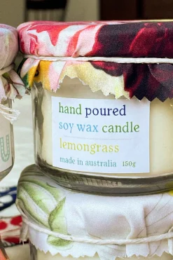 Women Lazybones Thank You Candle