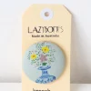 Women Lazybones Valentine Vase Brooch