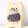 Women Lazybones Wombat Brooch