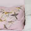 Women Lazybones Yellow Birds Pillowcase Set *Organic Cotton