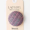 Women Lazybones Zigzag Brooch